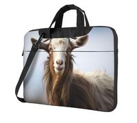 Laptop Bag 15.6 inch Computer Carrying Bag Protective Case Animal Goat Laptop Sleeve Case Briefcase Handbag