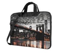 Laptop Bag Brooklyn Bridge Messenger Shoulder Bag Shockproof Laptop Case Computer Carrying Cover Briefcase 14 inch