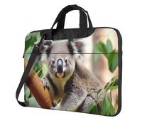 Laptop Bag Cute Koala Messenger Shoulder Bag Shockproof Laptop Case Computer Carrying Cover Briefcase 15.6 inch