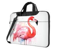 Laptop Bag Flamingo Watercolor Messenger Shoulder Bag Shockproof Laptop Case Computer Carrying Cover Briefcase 13 inch