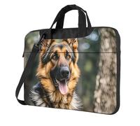 Laptop Bag German Shepherd Messenger Shoulder Bag Shockproof Laptop Case Computer Carrying Cover Briefcase 13 inch