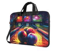 Laptop Bag Laptop Carrying Case Bowling Balls Messenger Shoulder Bag with Shoulder Strap Computer Bag 14 inch