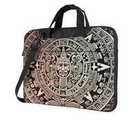 Laptop Bag Laptop Carrying Case Mayan Calendar End of The World Messenger Shoulder Bag with Shoulder Strap Computer Bag 14 inch