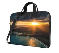 Laptop Bag Laptop Carrying Case Sunrise Over Hawaii Messenger Shoulder Bag with Shoulder Strap Computer Bag 13 inch