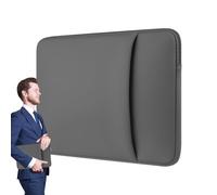 Laptop Bag - Large Capacity Laptop Protective Sleeve with Side Pocket, Zippered Computer Carry Case for Laptops, Tablet, and Accessories, Easy to Use, 13.3x10x0.6 Inches