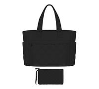 Laptop Bag - Multi-compartment Large Capacity,Laptop Case Work Tote Shoulder Bag | for Work Business School College Travel, Black, Refer to description
