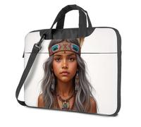 Laptop Bag Native American Headdress With Feathers And Beads Laptop Bag 16 Inch Laptop Case Laptop Case 16 Inch(26x36cm)