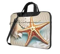 Laptop Bag Sea Shell Starfish Messenger Shoulder Bag Shockproof Laptop Case Computer Carrying Cover Briefcase 13 inch