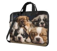 Laptop Bag Sleepy Dogs Messenger Shoulder Bag Shockproof Laptop Case Computer Carrying Cover Briefcase 13 inch