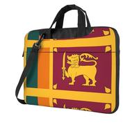 Laptop Bag Sri Lanka Flag Print, Adjustable Shoulder Strap & Hidden Handle, Simplifies Your Daily