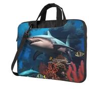 Laptop Bag Submarine Shark Coral Messenger Shoulder Bag Shockproof Laptop Case Computer Carrying Cover Briefcase 13 inch