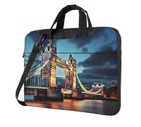 Laptop Bag Tower Bridge in London Messenger Shoulder Bag Shockproof Laptop Case Computer Carrying Cover Briefcase 13 inch