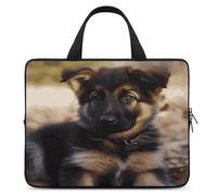 Laptop Bag Ultrathin German Shepherd Puppy Printing Laptop Carrying Case Portability Messenger Bags For Work Travel