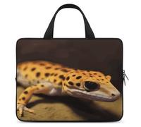 Laptop Bag Ultrathin Leopard Little Gecko Printing Laptop Carrying Case Portability Messenger Bags For Work Travel, Style, 17"