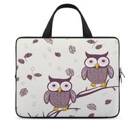 Laptop Bag Ultrathin Owl Tree Branches Printing Laptop Carrying Case Portability Messenger Bags For Work Travel