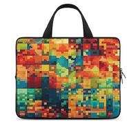 Laptop Bag Ultrathin Pixel Art Pattern Printing Laptop Carrying Case Portability Messenger Bags For Work Travel, Style, 10"