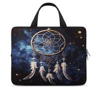 Laptop Bag Ultrathin White Fantasy Dream Catcher Printing Laptop Carrying Case Portability Messenger Bags For Work Travel