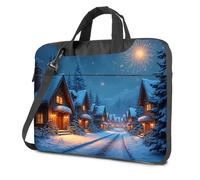 Laptop Bag Winter Wonderland: A Snowy Night In The Village Laptop Bag 16 Inch Laptop Case Laptop Case 16 Inch(29x40cm)