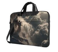 Laptop Bag with Unique Angel With A Sword Pattern Light and Easy To Carry for Business Trips Work and Study, Black, 15.6 inch