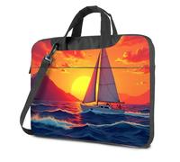 Laptop Bags Sailing Into The Sunset: A Serene Journey Laptop Bag Laptop Backpack Laptop Case 16 Inch(26x36cm)