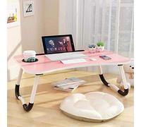 Laptop Bed Table, Breakfast Serving Tray, Notebook Stand, Reading Table, Sturdy Portable, Bed Tray with Cup Slot, Multifunctional Table (60 x 40 cm)