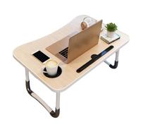 Laptop Bed Tray Table - Multi-Functional Desk for Reading Writing & Breakfast in Bed; Perfect for Home Office Couch or Bedside Use - Adjustable & Portable Design