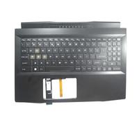 Laptop Black PalmRest& Black Keyboard For MSI Katana 15 B2R B2RVEK B2RUDXK MS1585 MS 1585 English US 4-Zone RGB Backlighting New