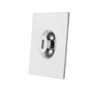 Laptop Cable Lock Anchor Plate Silver Alloy Security Base
