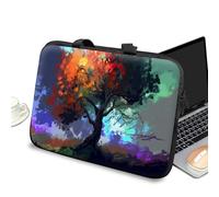 Laptop Carrying Case Sleeve 17 inch with Handle and Zipper, Tablet Case Laptop Cover Briefcase Portable Tote Bag for Men Women, Watercolor Tree