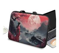 Laptop Carrying Case Sleeve 17 inch with Handle and Zipper, Tablet Case Laptop Cover Briefcase Portable Tote Bag for Men Women, Beauty in Moonlight