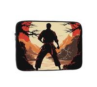 Laptop Case 10 inch Laptop Sleeve Shockproof Computer Sleeve Bag Karate Men Computer Case Carrying Cover