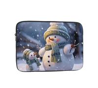 Laptop Case 10 inch Laptop Sleeve Shockproof Computer Sleeve Bag Winter Snowman Computer Case Carrying Cover