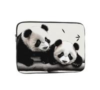 Laptop Case 12 inch Laptop Sleeve Shockproof Computer Sleeve Bag Cute Pandas Computer Case Carrying Cover
