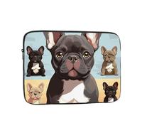 Laptop Case 12 inch Laptop Sleeve Shockproof Computer Sleeve Bag French Bulldog Dog Cute Computer Case Carrying Cover