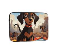Laptop Case 12 inch Laptop Sleeve Shockproof Computer Sleeve Bag I Love My Dog Dachshunds Computer Case Carrying Cover