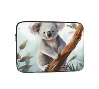 Laptop Case 12 inch Laptop Sleeve Shockproof Computer Sleeve Bag Koala and Butterfly Computer Case Carrying Cover