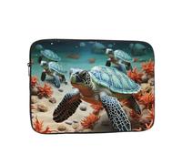 Laptop Case 12 inch Laptop Sleeve Shockproof Computer Sleeve Bag Turtle Starfish Computer Case Carrying Cover