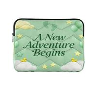 Laptop Case 13-14 Inch Cool, a New Adventure Begins Baby Themed Pattern, Computer Bags with Zipper for Journey Work