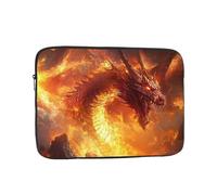 Laptop Case 13 inch Computer Carrying Bag Shockproof Protective Cover Dragon King in Fire Laptop Sleeve Slim Cover