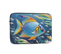 Laptop Case 13 inch Computer Carrying Bag Shockproof Protective Cover Rainbow Fish Scale Laptop Sleeve Slim Cover