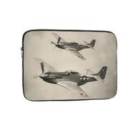 Laptop Case 13 inch Computer Carrying Bag Shockproof Protective Cover World War 2 Aircraft Airplane Laptop Sleeve Slim Cover