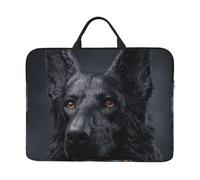 Laptop Case 14 In Computer Carrying Bag Shockproof Protective Cover black german shepherd Laptop Sleeve Slim Cover