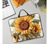 Laptop Case 14 inch Shockproof Laptop Sleeve You Are My Sunshine Sunflower Carrying Case Computer Sleeve Bag for Men Women