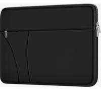 Laptop Case 15.6 inch Shockproof Protective Carrying Briefcase Computer Bag | Laptop Sleeve with Zippered Pocket, Slim Traveling Computer Cover Compatible for HP, Dell, Asus, Lenovo, Notebook, Black
