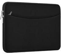 Laptop Case 15.6 inch, Shockproof Protective Laptop Cover Briefcase Carrying Computer Bag with Accessory Pocket, Portable Laptop Sleeve Compatible with MacBook, HP, Dell, Lenovo, Asus, Black