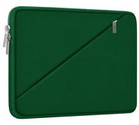 Laptop Case 15.6 inch, Traveling Carrying Computer Bag with Zippered Pocket, Shockproof Protective Laptop Sleeve Compatible for Apple Notebook, HP, Dell, Acer, Asus, Lenovo, Deep Green
