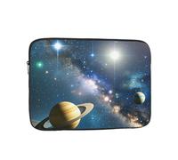 Laptop Case 15 inch Computer Carrying Bag Shockproof Protective Cover Planets Stars and Milky Way Galaxy Laptop Sleeve Slim Cover