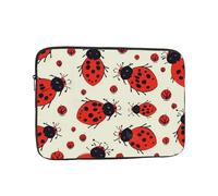 Laptop Case 15 inch Laptop Sleeve Shockproof Computer Sleeve Bag Red Ladybug Computer Case Carrying Cover