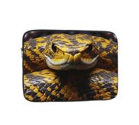 Laptop Case 15 inch Laptop Sleeve Shockproof Computer Sleeve Bag Yellow Snake Computer Case Carrying Cover