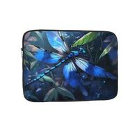 Laptop Case 17 inch Computer Carrying Bag Shockproof Protective Cover Art Blue Dragonfly Laptop Sleeve Slim Cover